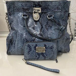 Michael Kors Snake Print Large Tote